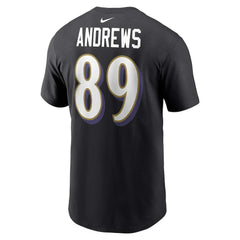 Mark Andrews Baltimore Ravens Player Name & Number T-Shirt Black | Nike for Sale