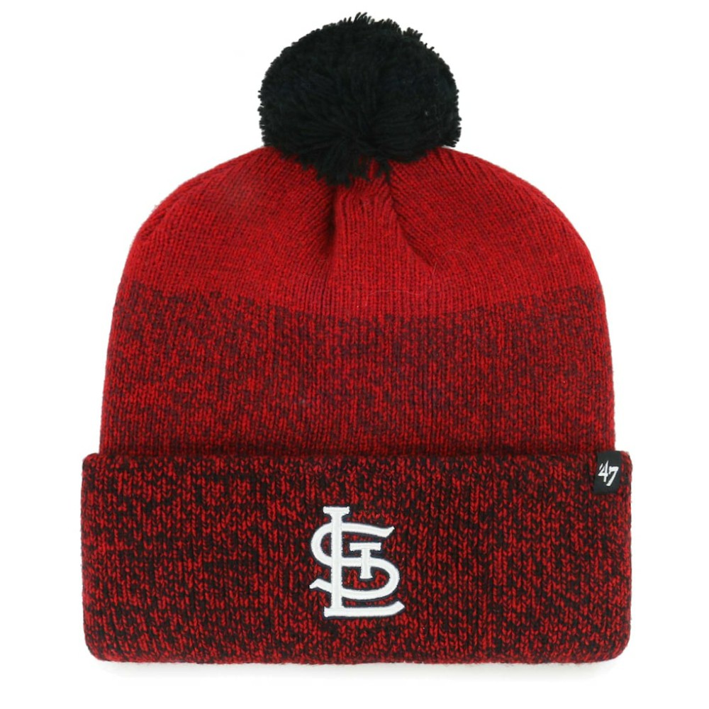 St. Louis Cardinals '47 Darkfreeze Cuffed Knit Hat with Pom - MLB