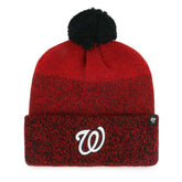 Washington Nationals '47 Darkfreeze Cuffed Knit Hat with Pom - MLB