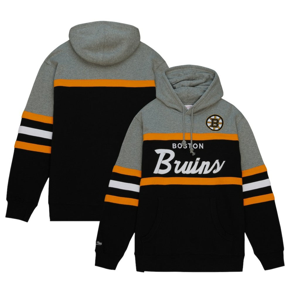 Boston Bruins Head Coach Pullover Hoodie - Black/Gray - NHL