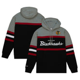 Chicago Blackhawks Head Coach Pullover Hoodie - Black/Gray - NHL