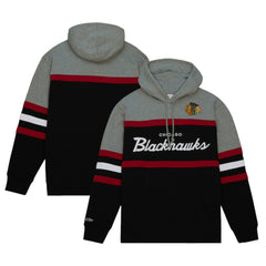 Chicago Blackhawks Head Coach Pullover Hoodie - Black/Gray - NHL