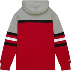 New Jersey Devils Head Coach Pullover Hoodie - Red/Gray - NHL