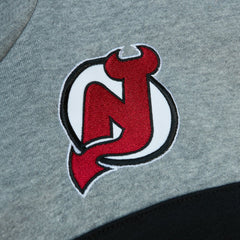 New Jersey Devils Head Coach Pullover Hoodie - Red/Gray - NHL