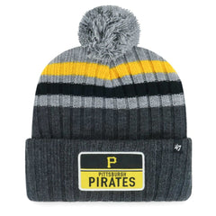 Pittsburgh Pirates '47 Stack Cuffed Knit Hat with Pom - MLB