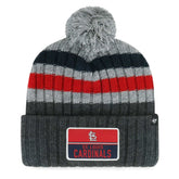 St. Louis Cardinals '47 Stack Cuffed Knit Hat with Pom - MLB