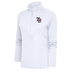 Tampa Bay Rays Antigua Women's Patriotic Tribute Half-Zip Pullover Top - MLB