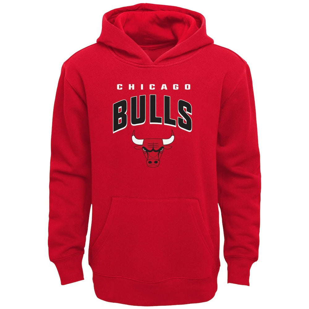 Chicago Bulls Youth Stadium Classic Pullover Hoodie Red - NBA