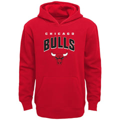 Chicago Bulls Youth Stadium Classic Pullover Hoodie Red - NBA