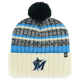 Miami Marlins '47 Tavern Cuffed Knit Hat with Pom - MLB