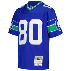 Steve Largent Seattle Seahawks Youth 1985 Retired Player Legacy Jersey Royal | Mitchell & Ness