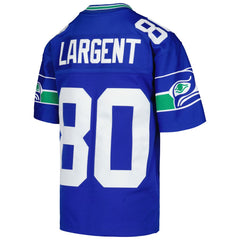 Steve Largent Seattle Seahawks Youth 1985 Retired Player Legacy Jersey Royal | Mitchell & Ness