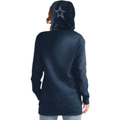 Dallas Cowboys G-III 4Her by Carl Banks Women's Extra Inning Pullover Hoodie Navy | NFL