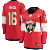 Aleksander Barkov Florida Panthers Fanatics Women's Captain Patch Home Breakaway Player Jersey - Red - NHL