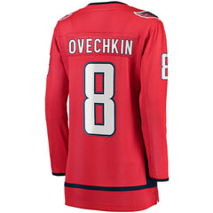 Alexander Ovechkin Washington Capitals Fanatics Women's Captain Patch Home Breakaway Player Jersey - Red - NHL