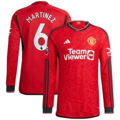 Lisandro Martínez Manchester United 2023/24 Home Long Sleeve Player Jersey Red | Adidas discount