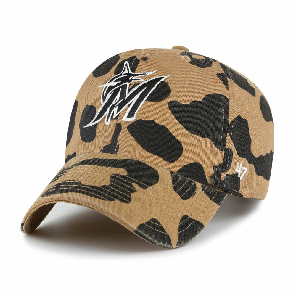 Miami Marlins '47 Women's Rosette Clean Up Adjustable Hat - MLB