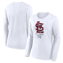 St. Louis Cardinals Fanatics Women's Lightweight Fitted Long Sleeve T-Shirt - MLB