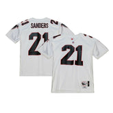 Deion Sanders Atlanta Falcons 1991 Authentic Throwback Retired Player Jersey White | Mitchell & Ness