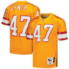 John Lynch Tampa Bay Buccaneers 1993 Authentic Throwback Retired Player Jersey Orange | Mitchell & Ness