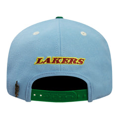 Los Angeles Lakers Pro Standard Retro Program 2-Tone Snapback Hat Light Blue/Green - NBA