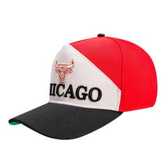 Chicago Bulls Pro Standard Pinch Chevron Adjustable Hat Red/Black - NBA