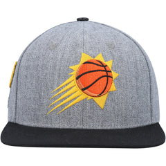 Phoenix Suns Pro Standard Classic Logo Two-Tone Snapback Hat Gray/Black - NBA