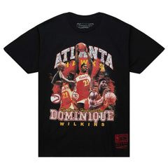 Dominique Wilkins Atlanta Hawks Hardwood Classics Bling Concert Player T-Shirt Black - NBA