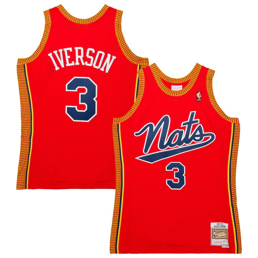 Allen Iverson Philadelphia 76ers 2004/05 Hardwood Classics Swingman Jersey Red - NBA