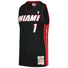 Chris Bosh Miami Heat 2012/13 Hardwood Classics Swingman Jersey Black - NBA