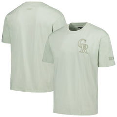 Colorado Rockies Pro Standard Oversized Neutral CJ Dropped Shoulders T-Shirt - MLB