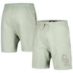 Colorado Rockies Pro Standard Neutral Fleece Shorts - MLB