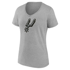 Victor Wembanyama San Antonio Spurs Women's Playmaker Name & Number V-Neck T-Shirt Gray - NBA