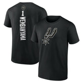 Victor Wembanyama San Antonio Spurs Playmaker Name & Number T-Shirt Black - NBA