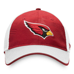 Arizona Cardinals Iconic Defender Trucker Adjustable Hat Cardinal/White | Fanatics