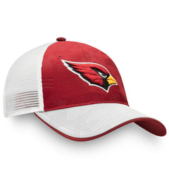 Arizona Cardinals Iconic Defender Trucker Adjustable Hat Cardinal/White | Fanatics