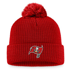 Tampa Bay Buccaneers Women's Cuffed Knit Hat with Pom Red | Fanatics