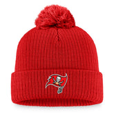Tampa Bay Buccaneers Women's Logo Cuffed Knit Hat with Pom Cardinal | Fanatics