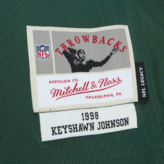 Keyshawn Johnson New York Jets Legacy Replica Jersey Green | Mitchell & Ness