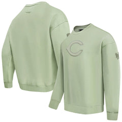 Cincinnati Reds Pro Standard Neutral Drop Shoulder Pullover Sweatshirt - MLB