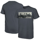 Atlanta Falcons Majestic Threads Sundays Skyline T-Shirt Gray | NFL