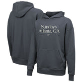 Atlanta Falcons Majestic Threads Unisex Sundays Pullover Hoodie Gray | NFL