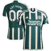 Manchester United 2023/24 Away Custom Jersey Green | Adidas Sale