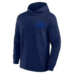 Colorado Avalanche Fanatics Elements Lightweight Tri-Blend Fleece Hoodie - Navy - NHL