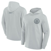Boston Bruins Fanatics Elements Lightweight Tri-Blend Fleece Hoodie - Gray - NHL