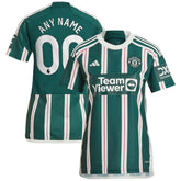 Manchester United Women's 2023/24 Away Replica Custom Jersey Green | Adidas discount