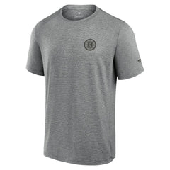 Boston Bruins Fanatics Front Office Tech T-Shirt - Black - NHL