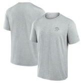 Pittsburgh Penguins Fanatics Front Office Tech T-Shirt - Gray - NHL