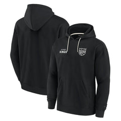 Sacramento Kings Unisex Elements Super Soft Fleece Pullover Hoodie Black - NBA