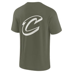 Cleveland Cavaliers Unisex Elements Super Soft Short Sleeve T-Shirt Olive - NBA